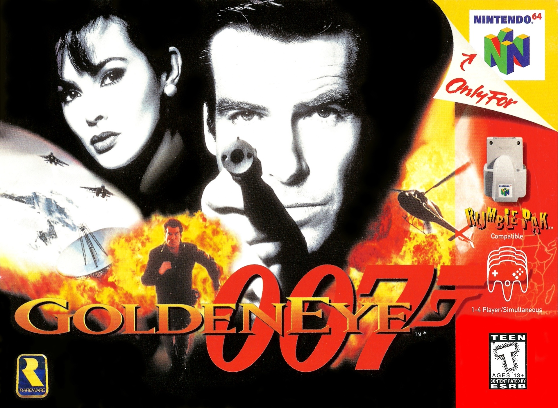 GoldenEye 007 (N64) box art